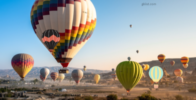 hot air balloon ride